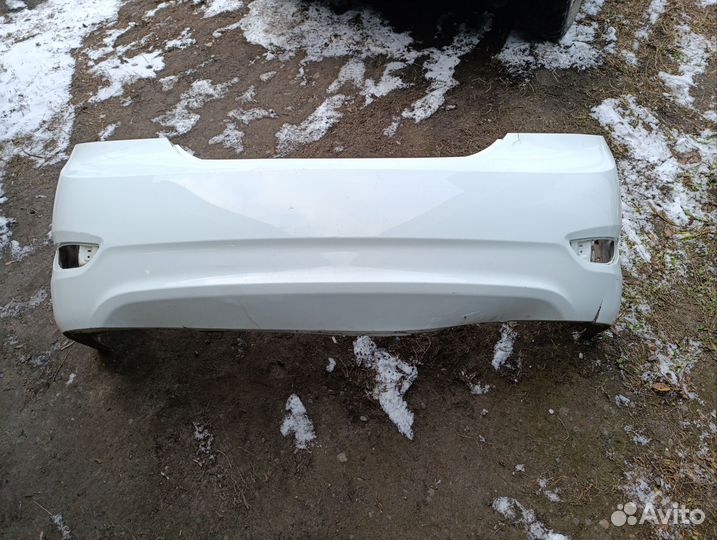 Задний бампер hyundai solaris