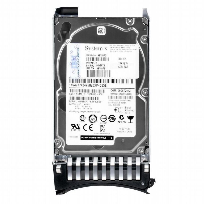 [90Y8878] Жесткий Диск Ibm 300gb 49y6176 6g Sas 2,5 90y8878