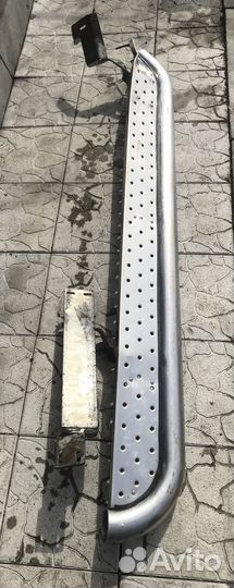 Пороги из нержавейки Toyota Land Cruiser 100