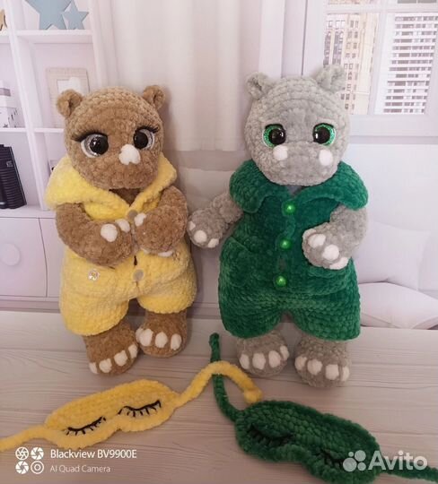 Носорог и бегемотик