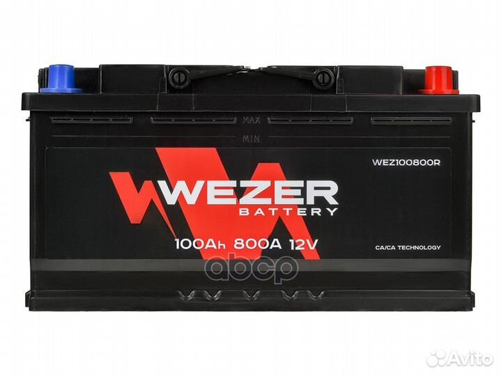 WEZ100800R аккумуляторная батарея 100Ah 800A +