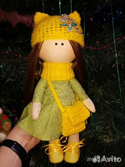 Интерьерная кукла ручной работы