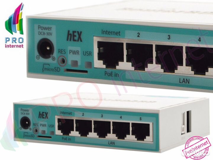 Маршрутизатор 4 канальный гигабитный RB750Gr3