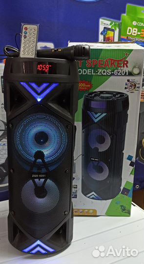 Портативная колонка ZQS-6201 bluetooth 30Вт