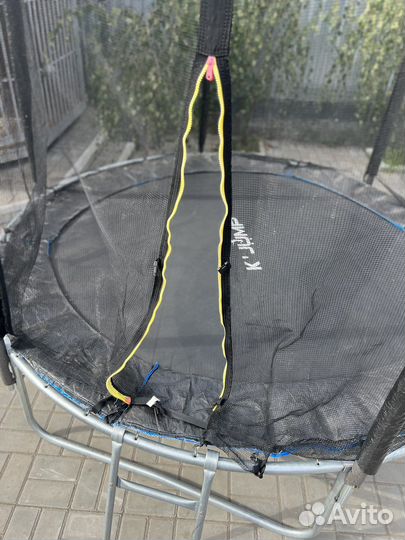 Батут уличный с сеткой
