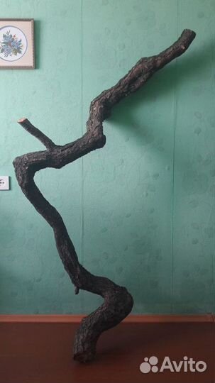 Коряга большая под светильник