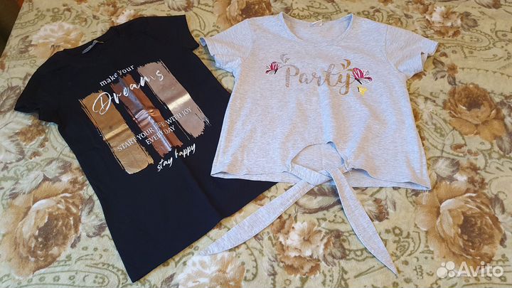 Вещи пакетом на девочку 134-140