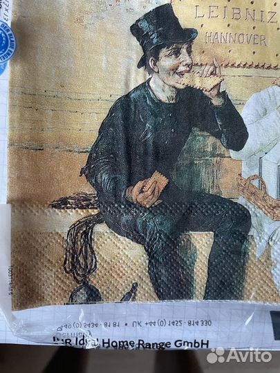 Салфетка для декупажа, 33х33 см, Leibniz-Cakes