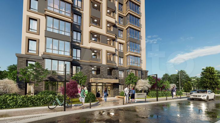 2-к. квартира, 69,8 м², 19/25 эт.