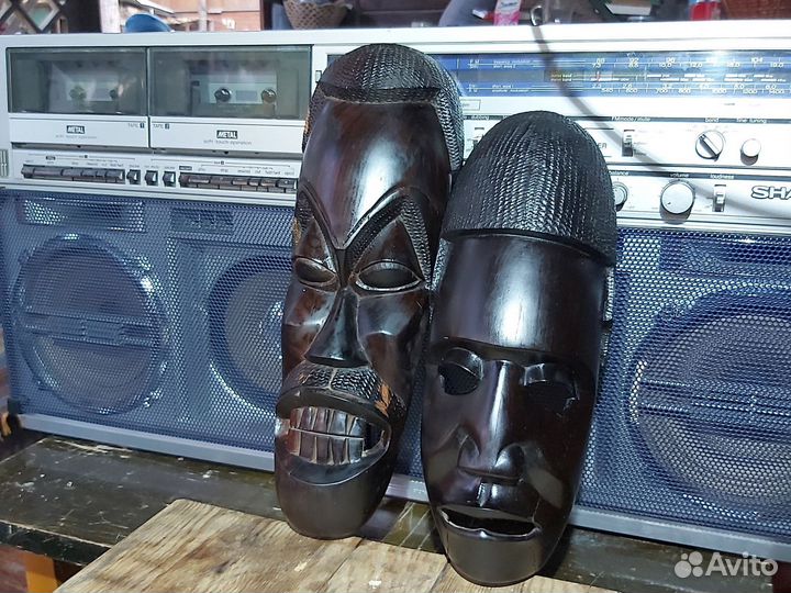 Африканские маски 2шт одним лотом