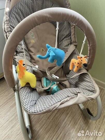 Шезлонг babyton бежевый