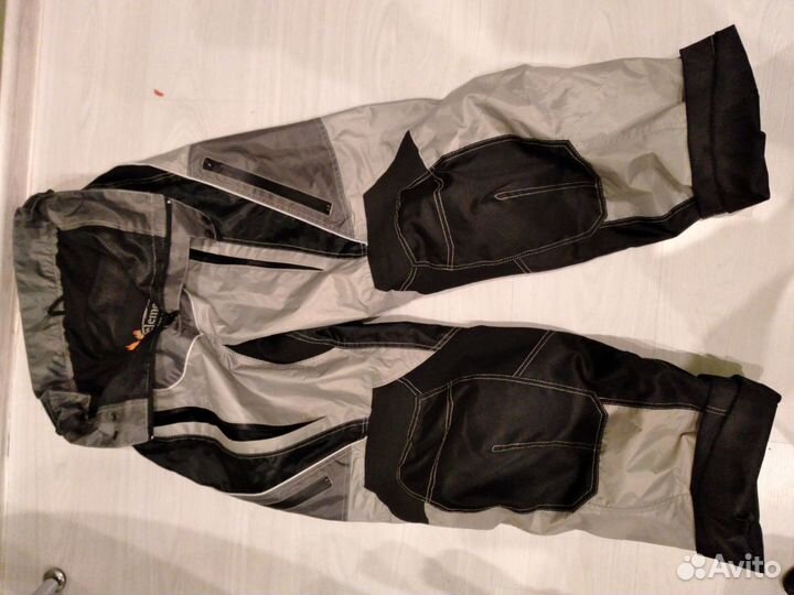 Мотоштаны YF protector, silver