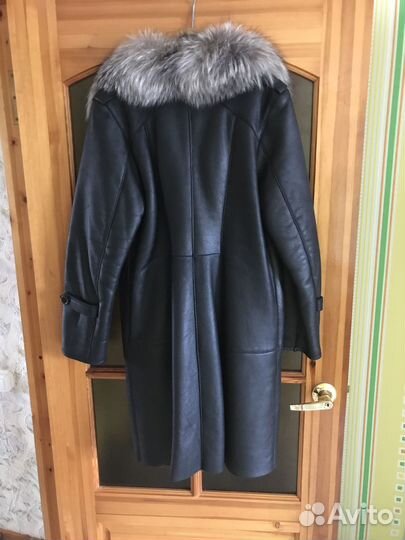 Дублёнка натуральная женская размер 48