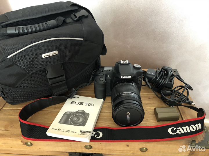 Зеркальный фотоаппарат canon EOS50D kit