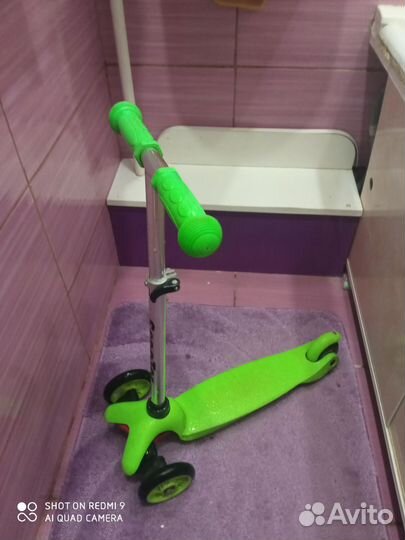 Самокат детский трехколесный