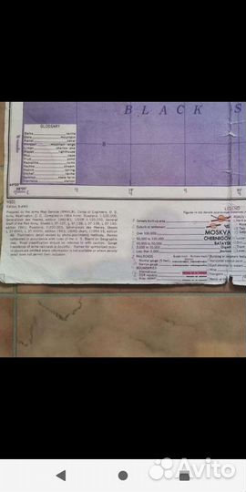 Топографическая карта ВОВ