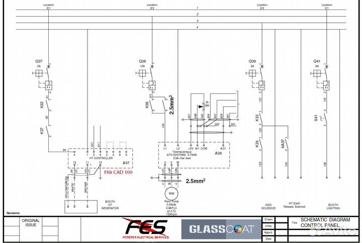 Htir CAD100 - блок управления эл. стат. покраски
