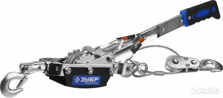 Лебедка зубр Профессионал автомобильная, тросов
