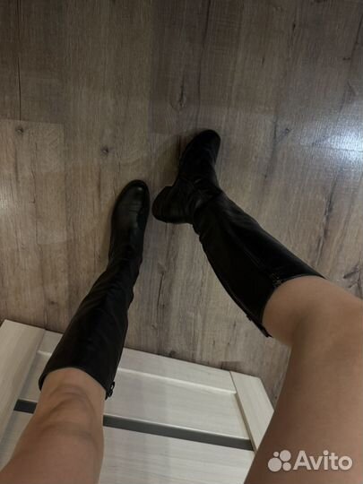 Зимние сапоги (натуральные кожа и мех)