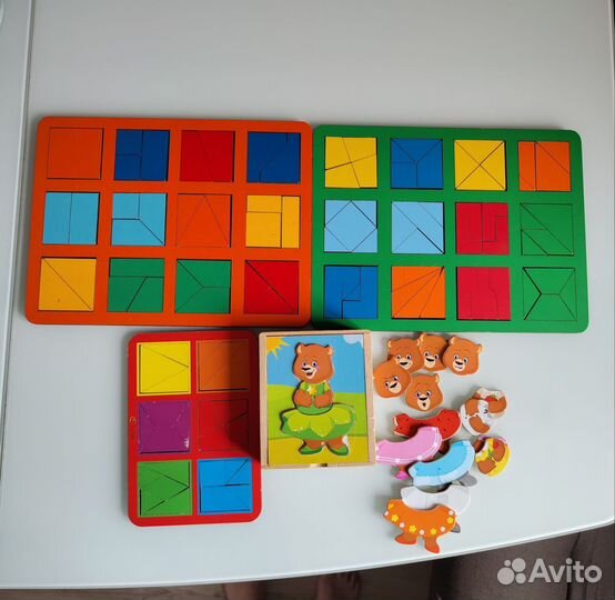 Развивающие игрушки по Паевской пазлы