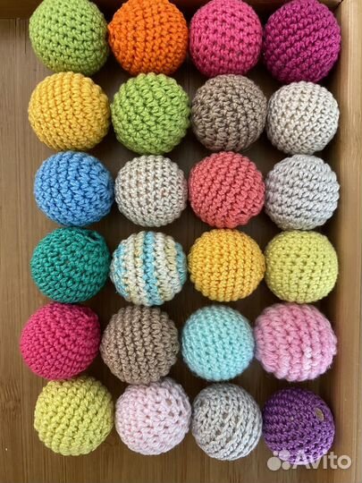 Бусины для рукоделия обвязанные слингобусы