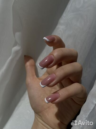 Маникюр наращивание ногтей