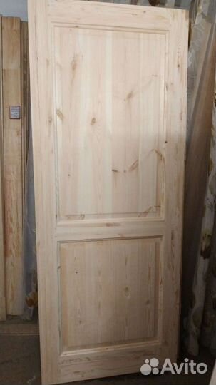 Двери деревянные филёнчатые из массива сосны