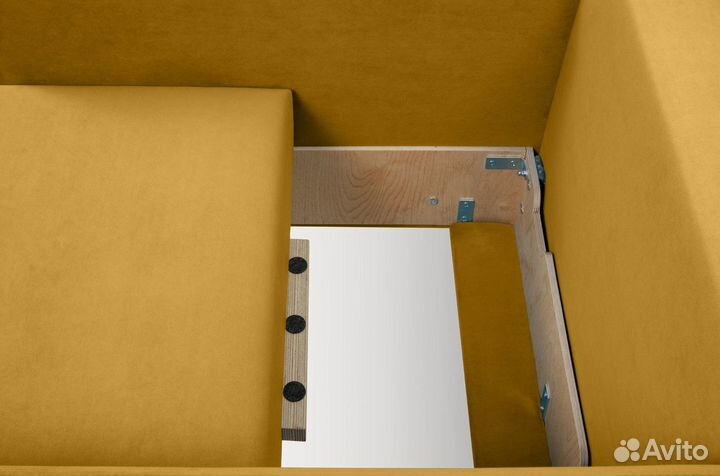 Раскладное кресло Льери Мини Velvet Yellow