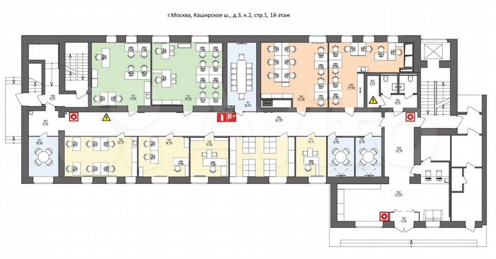 Здание А класса на Нагатинской, 2990 м²