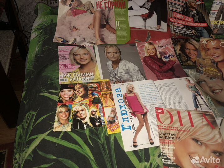 Журнальные вырезки и календарики