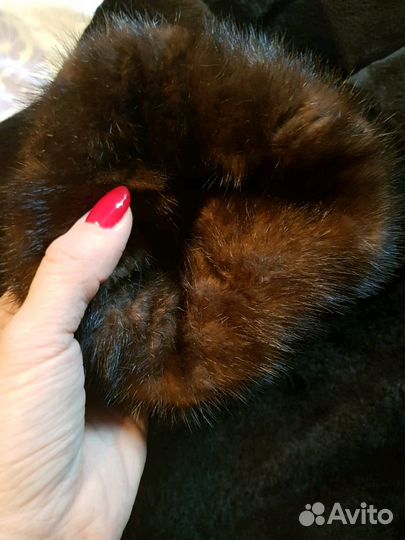 Шуба бобрик &норка