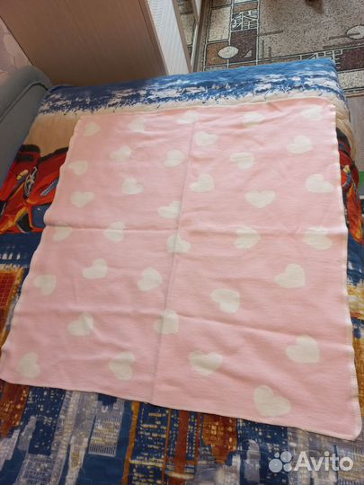 Одеяло байковое детское бу