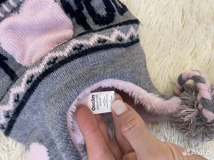 Шапка на девочку 3 4 года