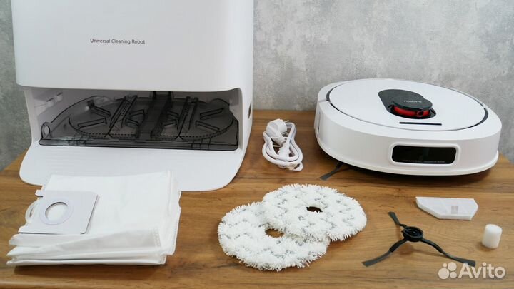 Робот пылесос roidmi EVA с док станцией новый, чек