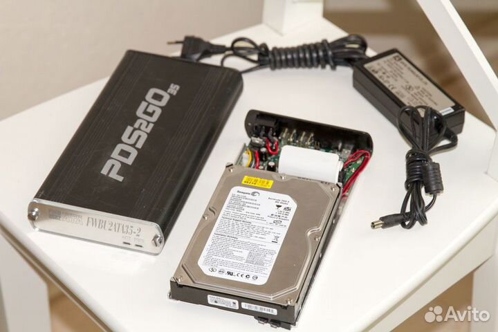 Внешний бокс FireWire 800 / USB2.0 с диском