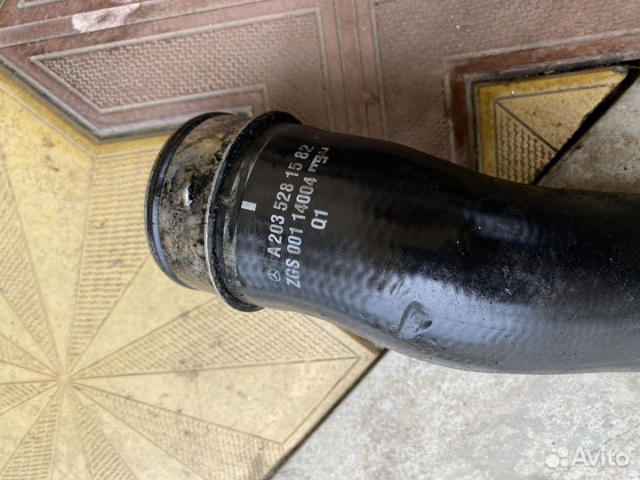 Шланги интереулера mercedes w203