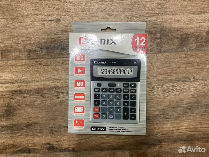 Калькулятор comix cs-3122, новый