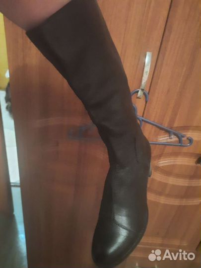 Сапоги женские натуральная кожа 37 размер