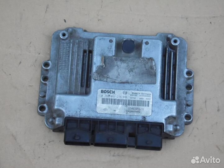 Блок управления двигателем Рено Сценик 2