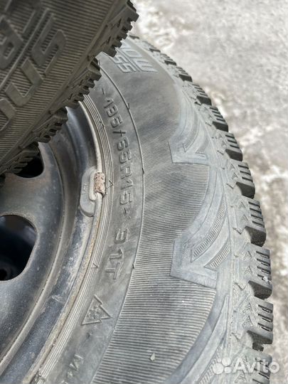 R15 Cordiant Snow Cross 195/65, PCD 4x114.3 DIA 67.1