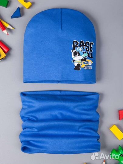 Шапка и снуд для мальчика
