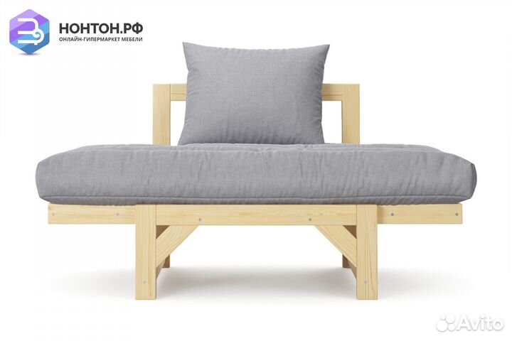 Кресло Амбер светло-серое