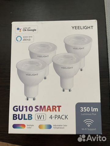 Умные лампы yeelight gu10 smart bulb