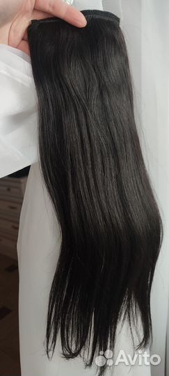 Волосы натуральные на заколках