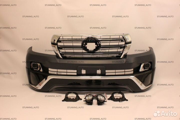 Бампер Toyota Land Cruiser 200 2008-2015 S124