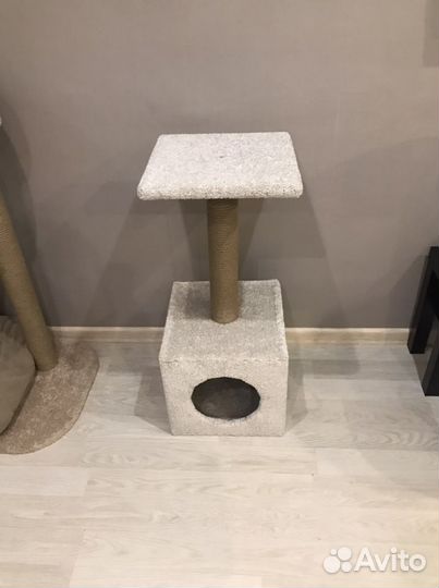 Когтеточка с домиком «Кошачий маяк»