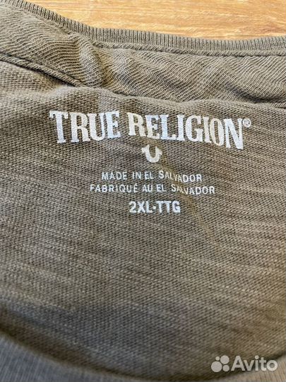 Футболка True religion оригинал. Размер 2XL(58)