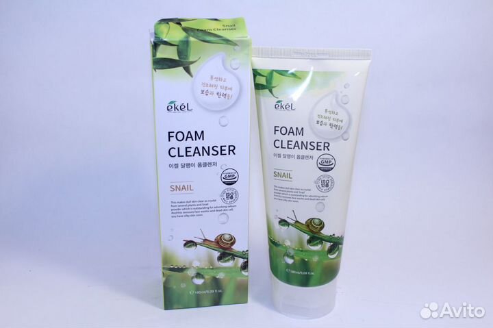Пенка для умывания с муцином улитки Ekel 180 мл
