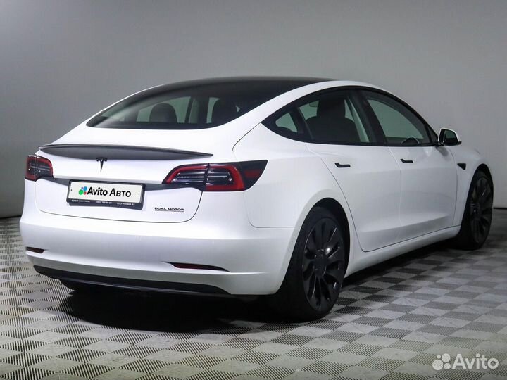 Tesla Model 3 534 л.с. AT, 2021, 43 557 км