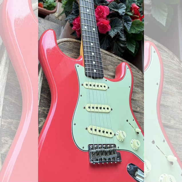 Fender custom shop 62 strat 2023 fiesta red relic